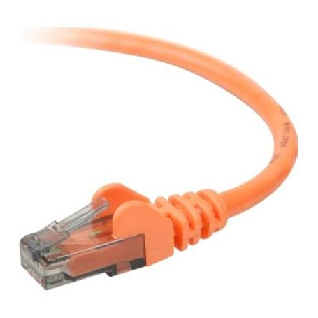 Belkin A3L980-10-ORG-S 10Ft CAT 6 Snagless Patch Cable Orange