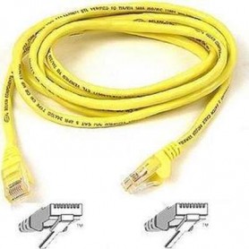 Belkin A3L980-14-YLW-S CAT 6 Snagless Patch Cable Yellow 14-Ft