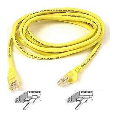 Belkin A3L980-14-YLW-S CAT 6 Snagless Patch Cable Yellow 14-Ft