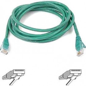 Belkin A3L791-01-GRN-S CAT 5e RJ45 Patch Cable 1-Ft Green Snagless