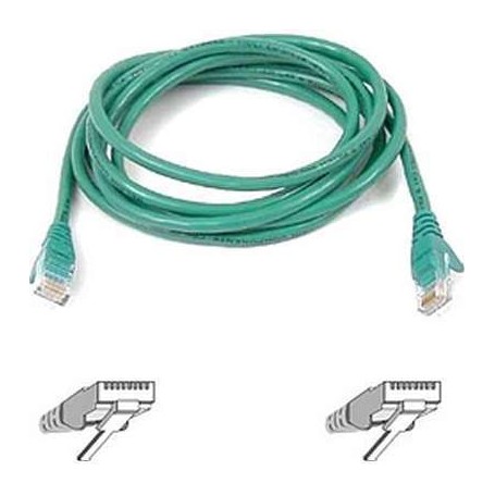 Belkin A3L791-01-GRN-S CAT 5e RJ45 Patch Cable 1-Ft Green Snagless