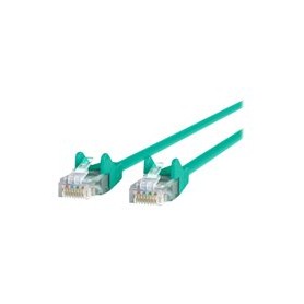 Belkin A3L980-20-GRN-S CAT6 Snagless Patch Cable RJ45M/RJ45M 20ft Green