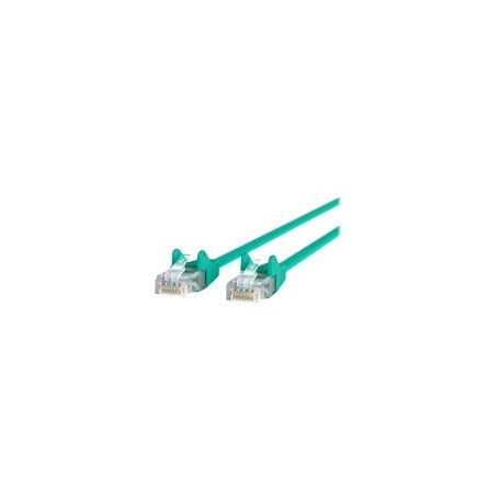 Belkin A3L980-20-GRN-S CAT6 Snagless Patch Cable RJ45M/RJ45M 20ft Green