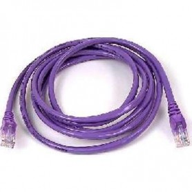 Belkin A3L791-01-PUR-S CAT5E Snagless Patch Cable / RJ45M/RJ45M/ 1 Purple