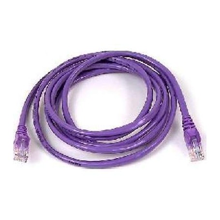 Belkin A3L791-01-PUR-S CAT5E Snagless Patch Cable / RJ45M/RJ45M/ 1 Purple