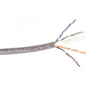 Belkin A7L704-500-P CAT6 Solid Bulk CABLE4PR 24AWG 500 Plenum