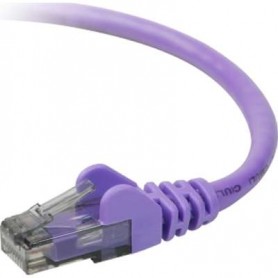 Belkin A3L980-07-PUR-S CAT6 Snagless Patch Cable RJ45M/RJ45M 7 Purple