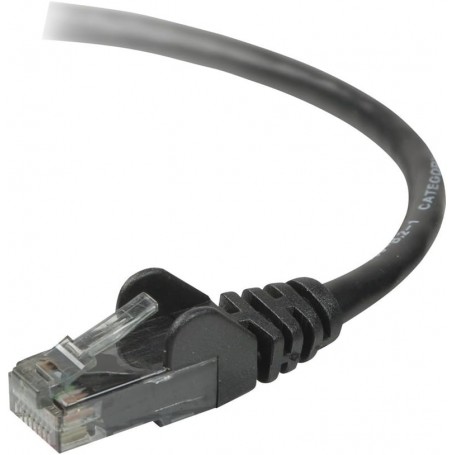 Belkin A3l980-06-Blk-S 6-Ft Cat-6 Snagless Duplex Patch Cable, Black