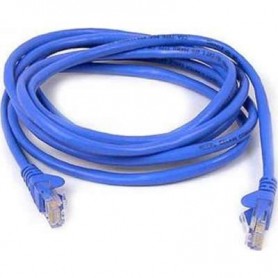 Belkin A3L980-08-BLU-S CAT6 Snagless Patch Cable RJ45M/RJ45M8 ft Blue