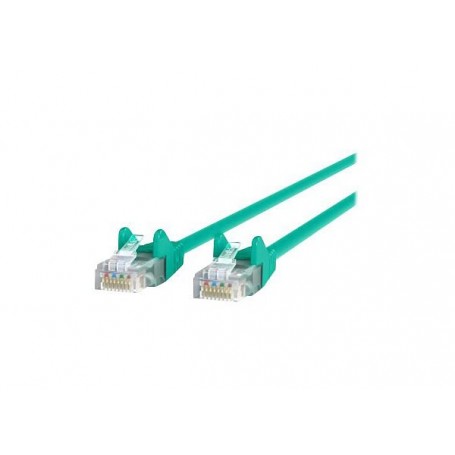 Belkin A3L980-02-GRN-S 2FT CAT6 Cable Snagless-RJ45M RJ45M Green