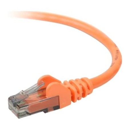 Belkin A3L980-20-ORG-S CAT6 Snagless Patch Cable RJ45M/RJ45M 20 Orange