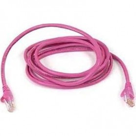 Belkin A3L980-05-PNK-S 5FT Cable CAT6 Patch Snagless-RJ45M RJ45M Pink