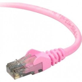 Belkin A3L980-14-PNK-S CAT6 Snagless Patch Cable RJ45M/RJ45M 14 Pink