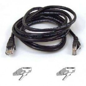 Belkin A3L980-75-BLK-S 75Ft CAT 6 Snagless Patch Cable Black