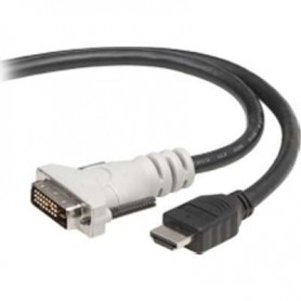 Belkin F2E8171-03-SV 3FT HDMI DVI-D Single Link-Cable HDMI-M DVI-D M-SL