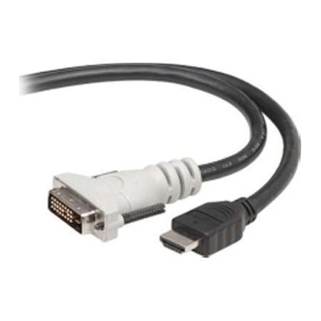 Belkin F2E8171-03-SV 3FT HDMI DVI-D Single Link-Cable HDMI-M DVI-D M-SL