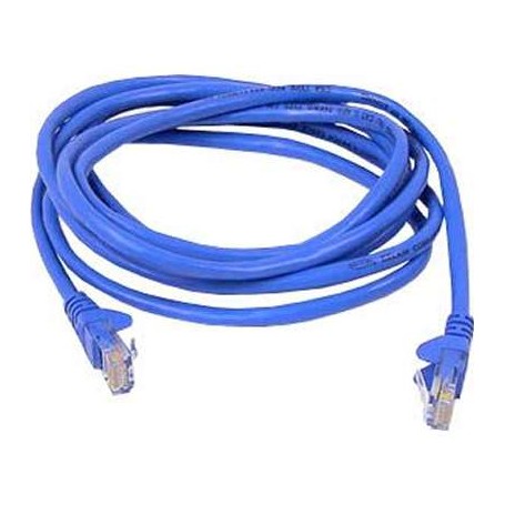 Belkin A3L980-18-BLU-S CAT6 Snagless Patch Cable RJ45M/RJ45M 18 Blue