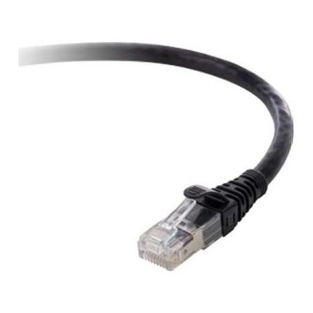 Belkin F2CP003-07BK-LS 7FT Network Cable CAT6A Patch STP-RJ45 RJ45 Snagless Black