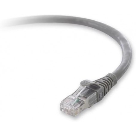 Belkin F2CP003-01GY-LS Patch Cable - RJ-45 - Male - RJ-45 - Male - 1 M - Grey