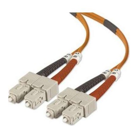 Belkin A2F40277-03M 3M Multimode SC/SC Duplex Fiber Patch Cable 50/125