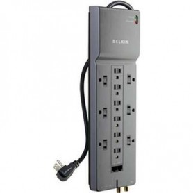 Belkin BE112234-08 Home/Office 12-Outlet Surge Protector 4120J RJ45/RJ11