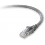 Belkin F2CP003-14GY-LS 14FT Cable CAT6A Patch STP-RJ45 RJ45 Snagless Gray