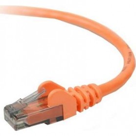 Belkin A3L980-06-ORG-S 6FT CAT6 Orange Snagless Patch Cable RJ45 M/M