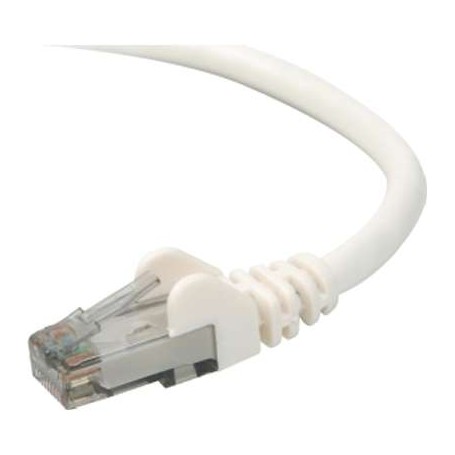 Belkin A3L980-06-WHT-S 6FT CAT6 White Snagless Patch Cable RJ45 M/M
