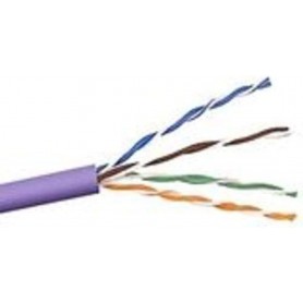 Belkin A7J704-1000-PUR CAT6 Stranded Bulk Cable 4PR 24AWG 1000 Purple