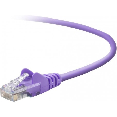 Belkin A3X126-06-PUR-S RJ45 CAT 5e UTP Crossover Cable 6-Ft Purple