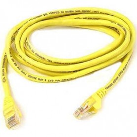 Belkin A3L791B07-YLW-S 7FT CAT5E Yellow Snagless Patch Cable