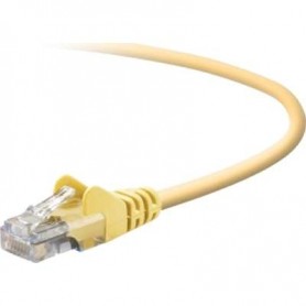 Belkin A3L791B25-YLW-S 25FT CAT5E Snagless Patch Cable RJ45M/RJ45M Yellow