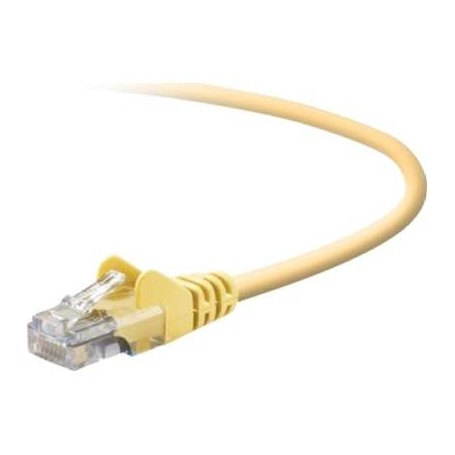 Belkin A3L791B25-YLW-S 25FT CAT5E Snagless Patch Cable RJ45M/RJ45M Yellow