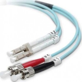 Belkin F2F402L0-10M-G Fiber Patch Cable LC/ST 10 Gig Aqua 10M 50/125
