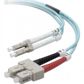 Belkin F2F402L7-05M-G Fiber Patch Cable LC/SC1 10 Gig Aqua 5M 50/125