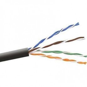 Belkin A7J704-1000-BLK 1000FT Cable CAT6 Stranded-4PAIR 24AWG Black Bulk