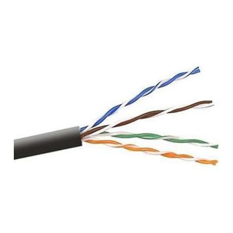 Belkin A7J704-1000-BLK 1000FT Cable CAT6 Stranded-4PAIR 24AWG Black Bulk