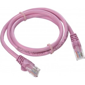Belkin A3L791-03-PNK-S 3FT Cable CAT5E Patch-RJ45M RJ45M Snagless Pink