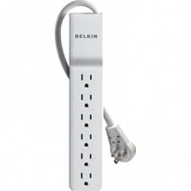 Belkin BE106001-06R 6-Outlet Surge Protector (White)