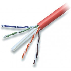 Belkin A7L704-1000RD-P 1000FT CAT6 Red Solid 4PR 24AWG Bulk Network Cable