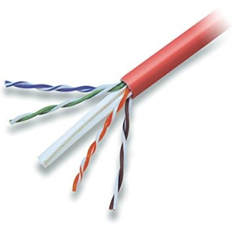 Belkin A7L704-1000RD-P 1000FT CAT6 Red Solid 4PR 24AWG Bulk Network Cable