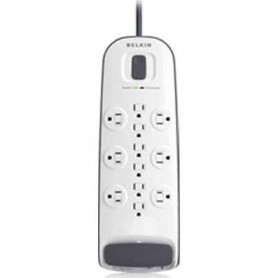 Belkin BV112230-08 Surge Protector 12OUT ra 250K Insured 8FT Cord 3000J Coax Tel