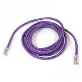 Belkin A3L980-08-PUR-S 8FT Cable CAT6 Patch RJ45 RJ45 Snagless Purple