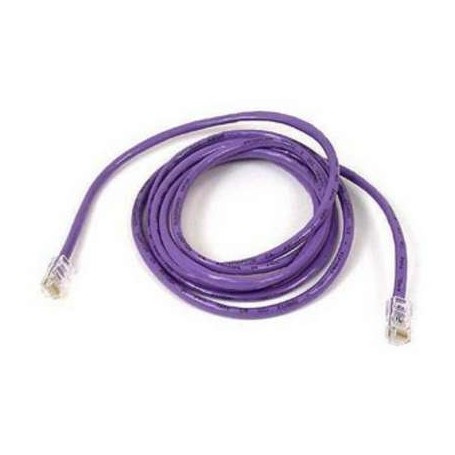 Belkin A3L980-08-PUR-S 8FT Cable CAT6 Patch RJ45 RJ45 Snagless Purple