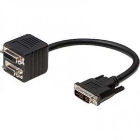 Belkin F2E7901-01-DV 1FT Cable DVI Splitter-Analog Digital Black