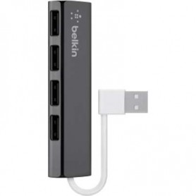 Belkin F4U042BT 4 Port USB 2.0 Travel Hub Ultra Slim Series Retail Box