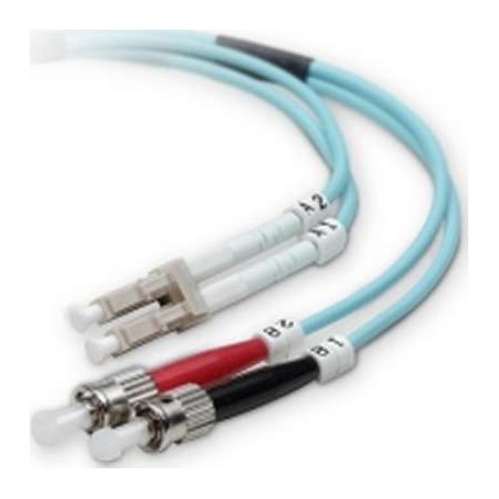 Belkin F2F402L0-20M-G 20M Lo MMF Aqua Fo Cable-LC ST 50/125 10GBIT