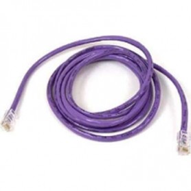 Belkin A3L980-03-PUR Network Cable CAT6 UTP, RJ45M/M, 3ft Purple, Patch cable