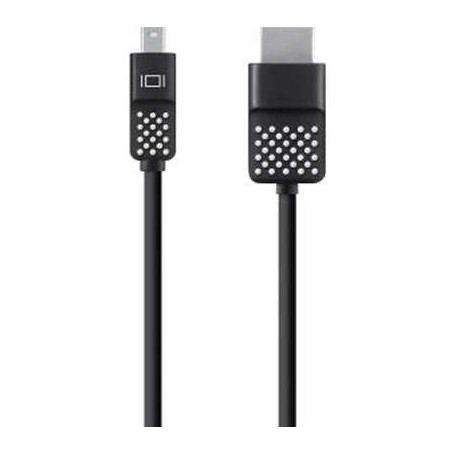 Belkin F2CD080BT12 12 ft Mini Display Port to HDMI Cable Black