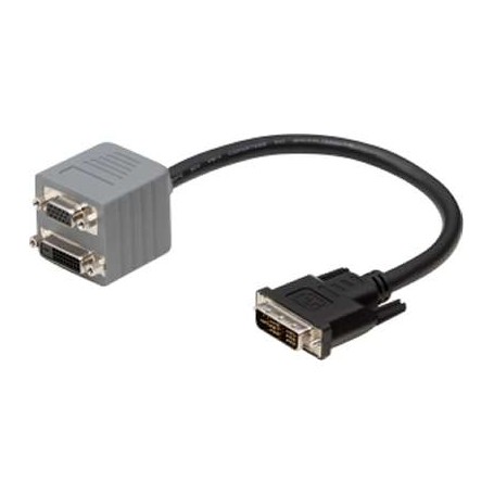 Belkin F2E7900-01-SV Analog Digital Splitter 1FT-DVI-I MSL HD15F DVI-D